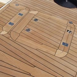 Ξύλινο πάτωμα deck εξωτερικού χώρου Teak